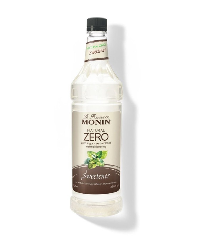 MONIN Natural Zero Sugar-Free Zero-Calorie Sweetener Syrup NEW Expires Oct 2026