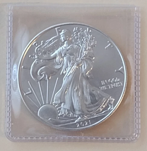 2021 Type 1 American Silver Eagle 1 Oz .999 Fine Silver - BU