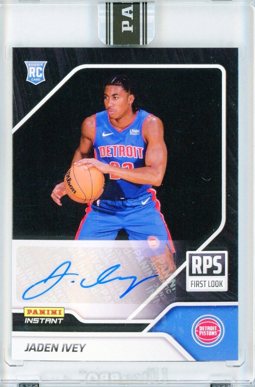 2022-23 Panini Instant First Look RPS JADEN IVEY BLACK AUTO