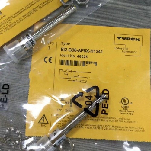 1pc New For TURCK BI2-G08-AP6X-H1341 46025 Inductive sensor   Proximity switch - Picture 2 of 5