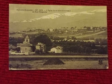 Old postcard 66 HIX - L'Eglise