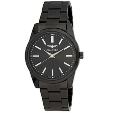 Gianello Mens All Index Gold Link 38mm Watch