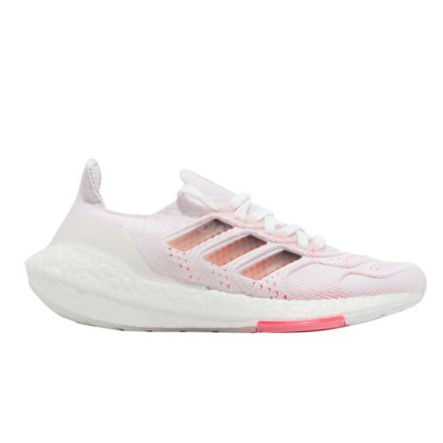 adidas Ultraboost 22 Heat.RDY W White Pink Women Running Casual Shoes GX8057