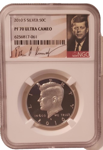 2014 D UNCIRCULATED SILVER KENNEDY HALF NGC SP69 HIGH RELIEF 50TH
