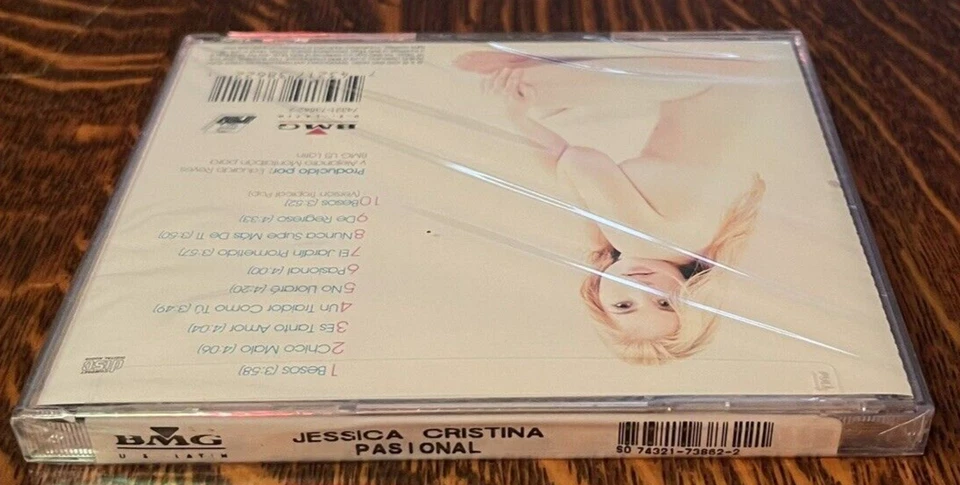 SEALED CD~ JESSICA CRISTINA~ 2000~ PASIONAL~ NUDE BACK COVER~ NEW OLD STOCK Foto 3 de 4