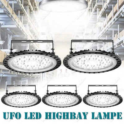 DEPMOG 5x 100W UFO LED iluminación de nave foco de techo lámpara de taller ahorro de energía