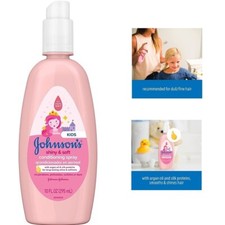 Johnson's Kids Hair Conditioning Leave In Conditioner Spray Argan Oil 10 Fl Oz