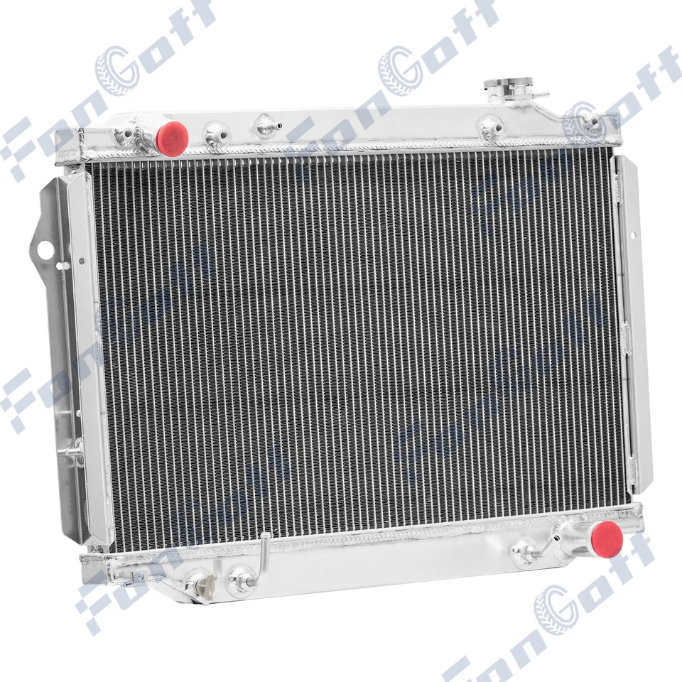 Aluminum 3 Row Radiator For 1993-97 Toyota Land Cruiser 1996-1997 Lexus LX450 AT Foto 3 de 4