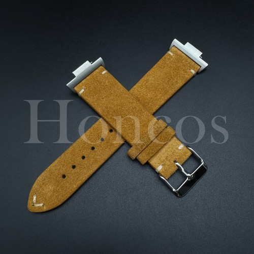 Correa de reloj vintage de cuero gamuza para Tissot PRX + adaptador liberación rápida - Imagen 24 de 27