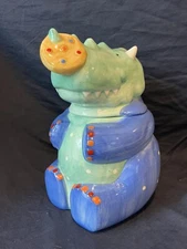 Vintage Rhino Cookie Jar CoCo Dowley
