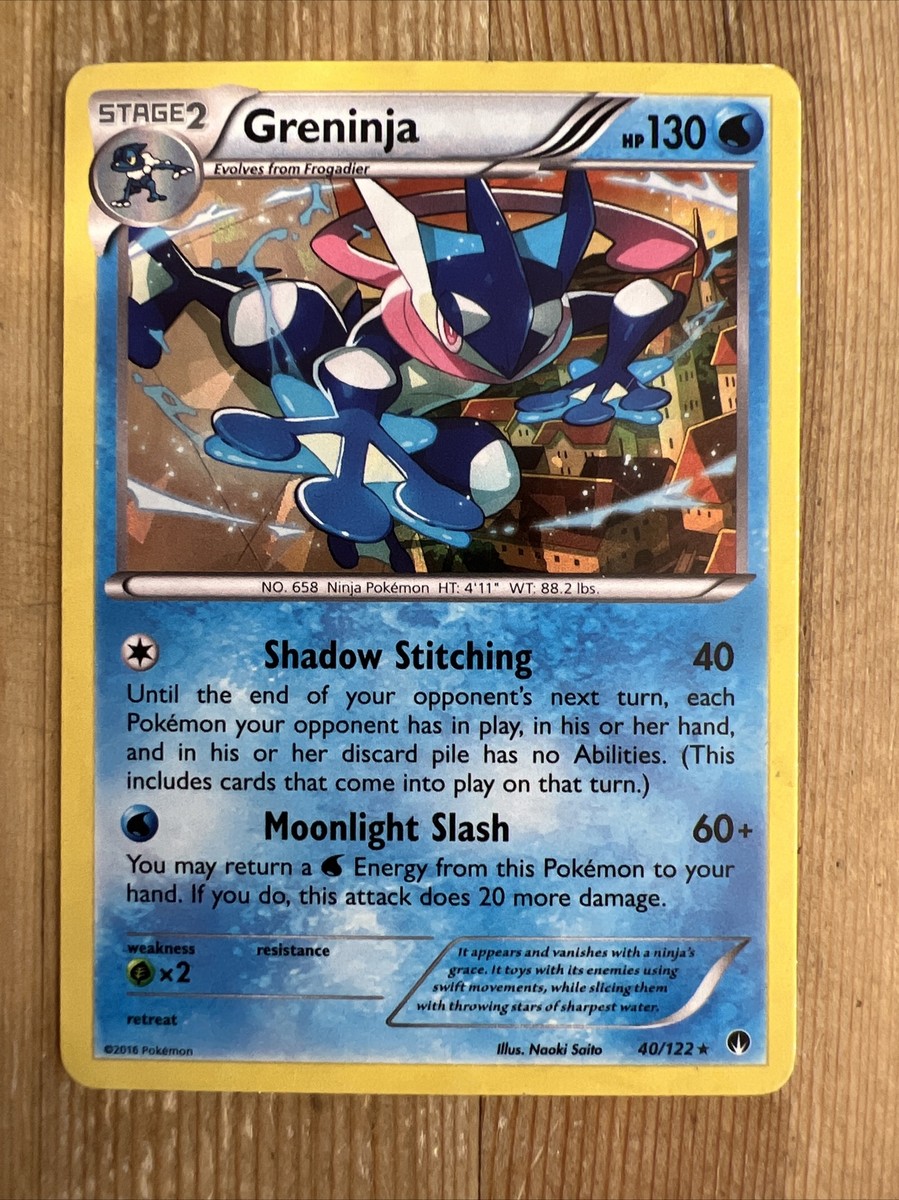 Greninja 130HP トレーディングカード Greninja - 40/122 Shattered Holo Rare MP Promo Pokemon | eBay