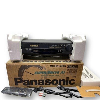 Panasonic NV-SD350 Multisystem VHS Video VCR Super Drive NEW