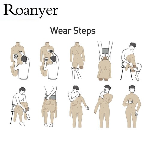 Roanyer Crossdresser Suit With Arms D Cup Breast Form Drag Queen Transgender - Picture 11 of 11