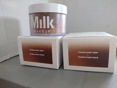 2 Milk Makeup Blur+Set Translucent Deep Setting Powder Unifier Fixer 0.87oz/25g 