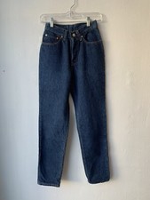 Vintage Levi's 13501 90s Made USA 1S Straight High Waisted Dark Indigo Size 24