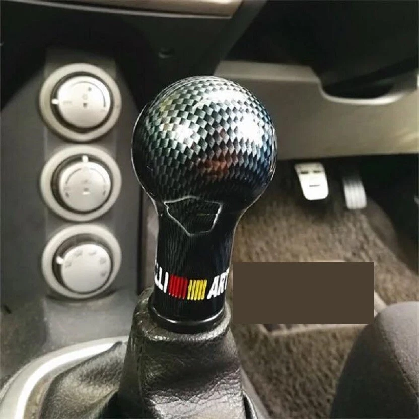 Perilla de cambio de carbono RALLIART PARA MITSUBISHI LANCER EVO MIRAGE ECLIPSE 3000GT Foto 2 de 4