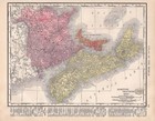 1916 Rand Mcnally Ideal Atlas Of The World-Map Of The Maritime Provinces-Canada