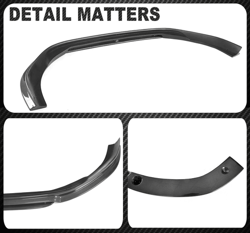 Carbon Frontansatz Frontlippe Spoilerlippe für VW GOLF 7 VII R R-LINE 2014-2017 - Bild 13 von 13