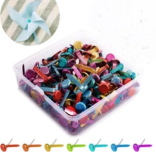 200 Pcs Brads for Paper Fasteners Crafts - Mini Brads Fasteners for DIY Paper Cu