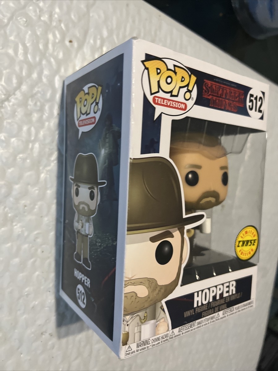Funko Pop Chase Variant Hopper No Hat Donut Stranger Things