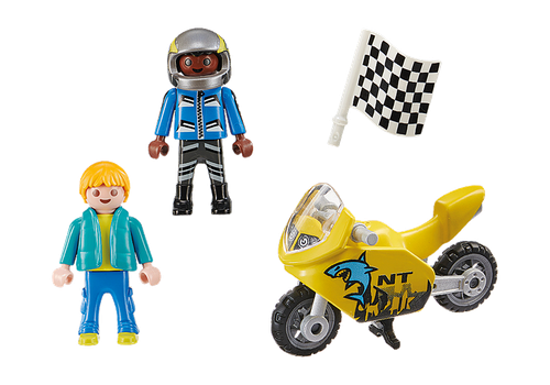 Playmobil ® 70380 Enfant avec moto de course  / Neuf - New - nuevo - neu - Picture 3 of 3