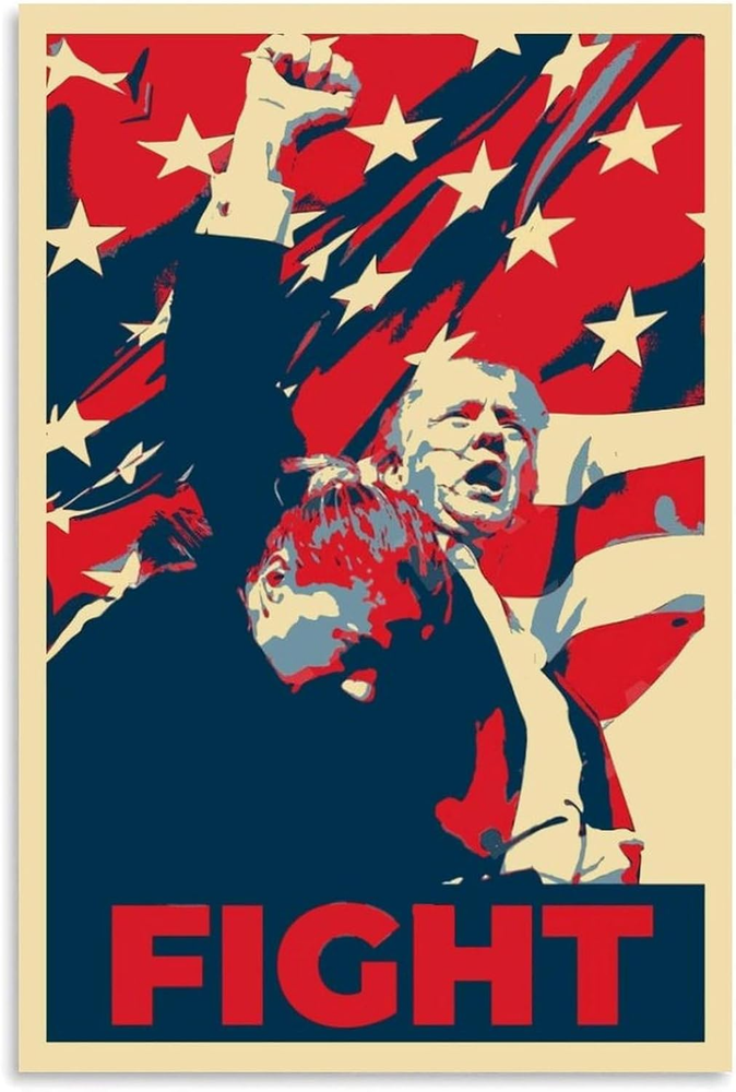 Donald Trump Fight Poster
