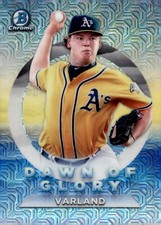 2020 Bowman Chrome - Dawn of Glory Gus Varland #DG-2 Mojo Refractor (RC)