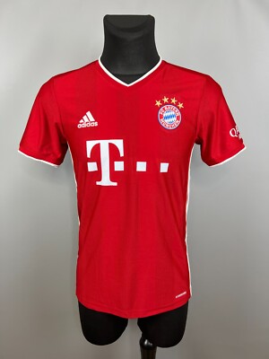  FC Bayern サッカーユニフォーム Mサイズ BAYERN MUNICH 2020 2021 HOME SHIRT FOOTBALL SOCCER ADIDAS FR8358
