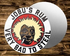 Metal  Round Sign  JOBU'S RUM major league Wreaths Crafts & miniatures Projects