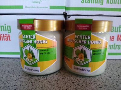 2x500g Blütenhonig cremig DIB aus eigener Imkerei - Echter Deutscher Honig