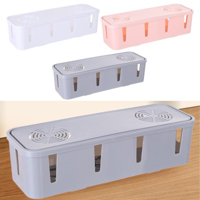 Kabel Power Stecker Lagerung Box Kabel Organizer für Desktop Wohnung