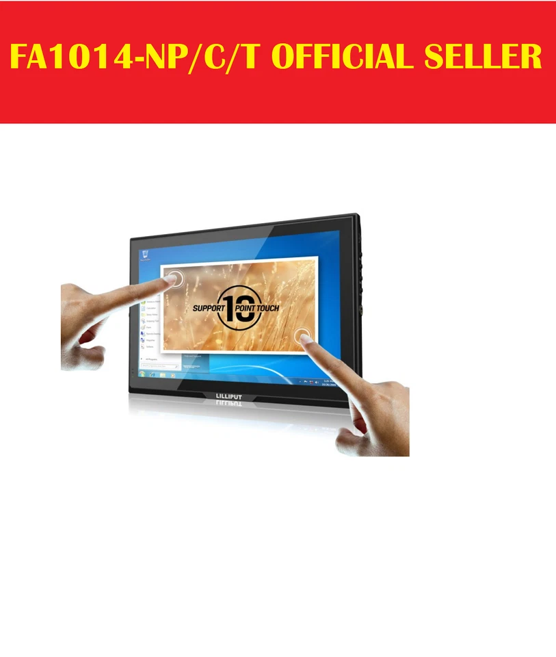 LILLIPUT 10.1" FA1014-NP/C/T IPS HDMI VGA DVI dustproof Capacitive Multi-Touch - Image 2 of 2