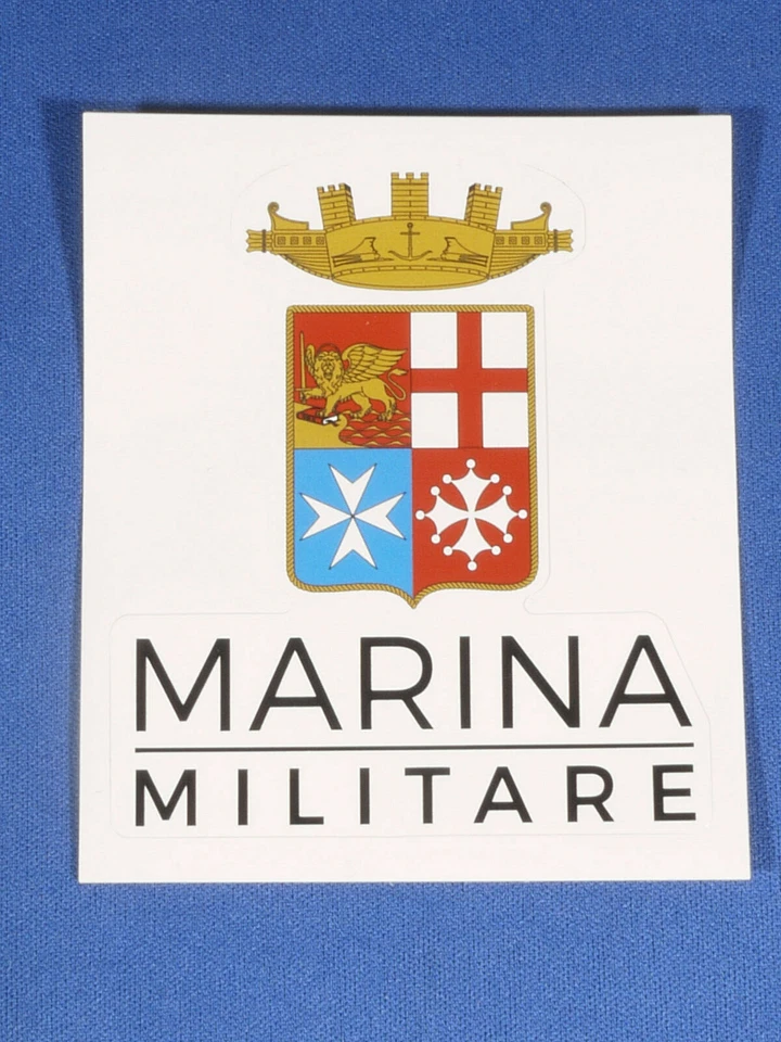 PRL) MARINA MILITARE STEMMA ADESIVO COLLEZIONE COLLECTION NAVY MARINE