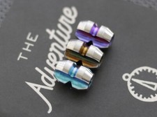 EDC Titanium Alloy Parachute Cord Pendant Lanyard Bead Keychain DIY Zipper Head