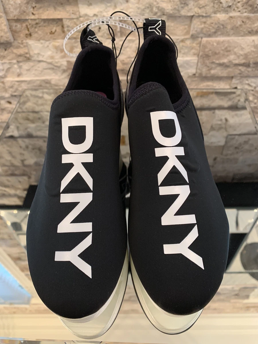 Dkny trainers hotsell black