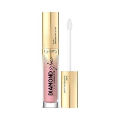 Eveline Diamond Lip Glow Lipgloss Hyaluronsäure Nr. 08 Honey Glam 4,5ml