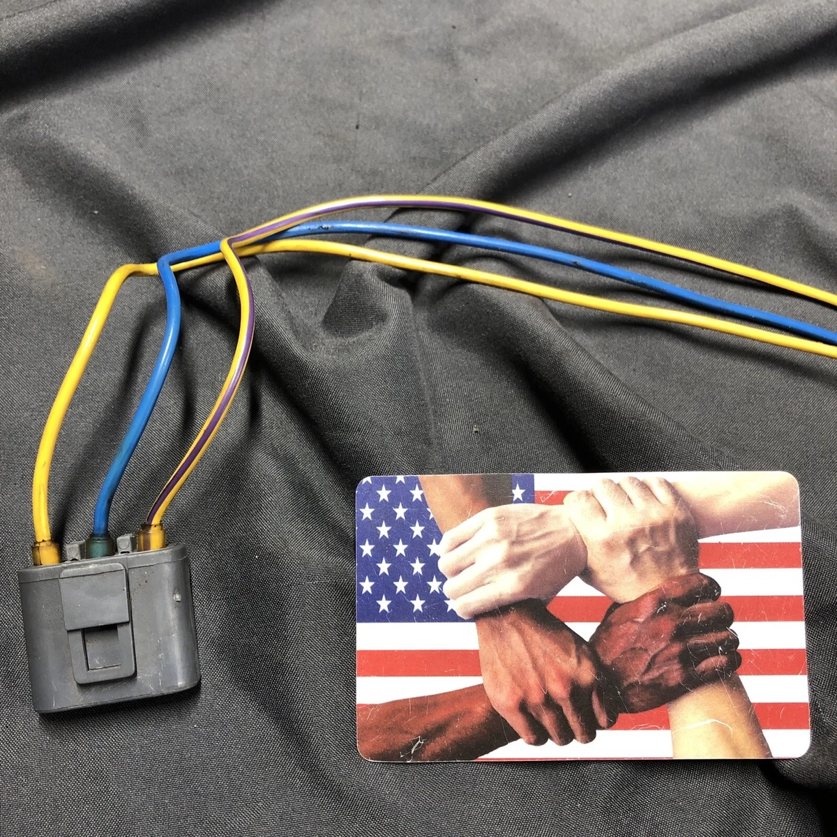 1259828 Bullet Terminal Plastic 3 Wire Connector Pigtail Wiring 