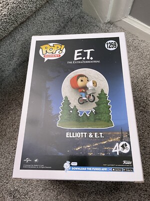 Funko POP! Deluxe Movie Moments Elliot & ET Glow in Dark 1259 NEW