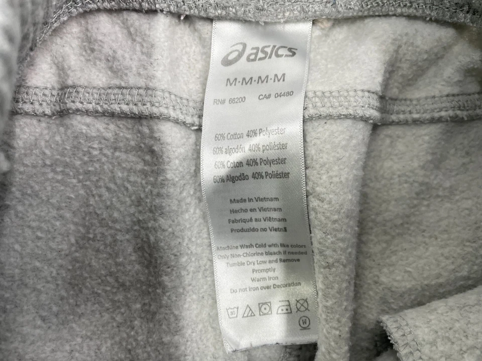 Pantalones deportivos Asics para mujer talla M grises pantalones de chándal bolsillos Foto 2 de 4