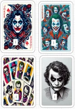 Joker Playing Card ATM Debit Credit Card Sticker Skin Fan Art Original Ace King