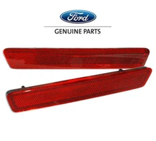 1999-2004 Ford Mustang OEM Red Rear Lower Bumper Side Reflectors - Pair