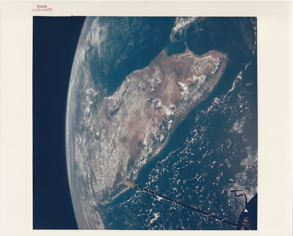 1966 NASA S-66-54676 Gemini XI - Red Number A Kodak Paper Genuine