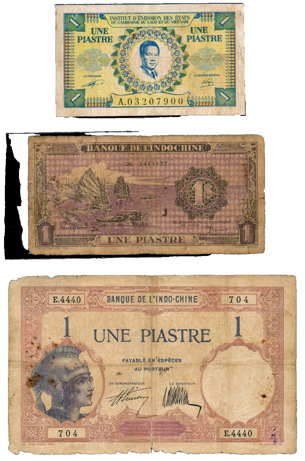 1953 French Paper Money