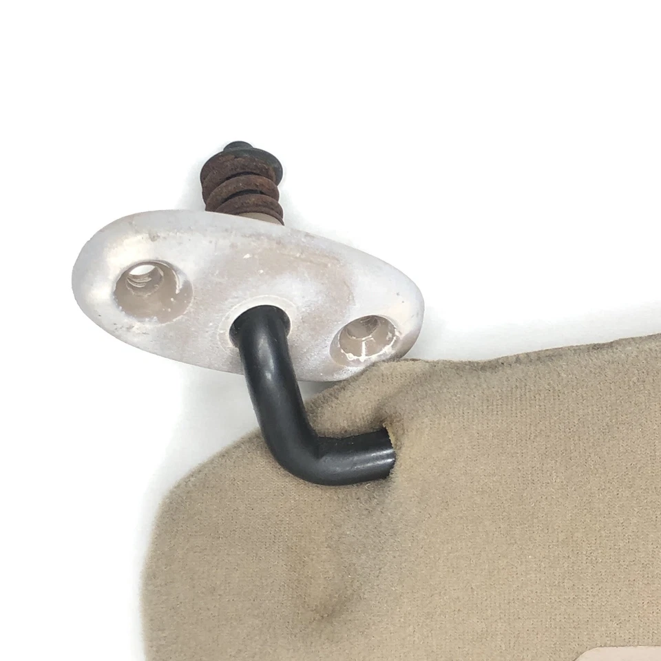 Nissan Sentra 1991 1992 1993 1994 conductor lado izquierdo parasol tela bronceada OEM Foto 3 de 4