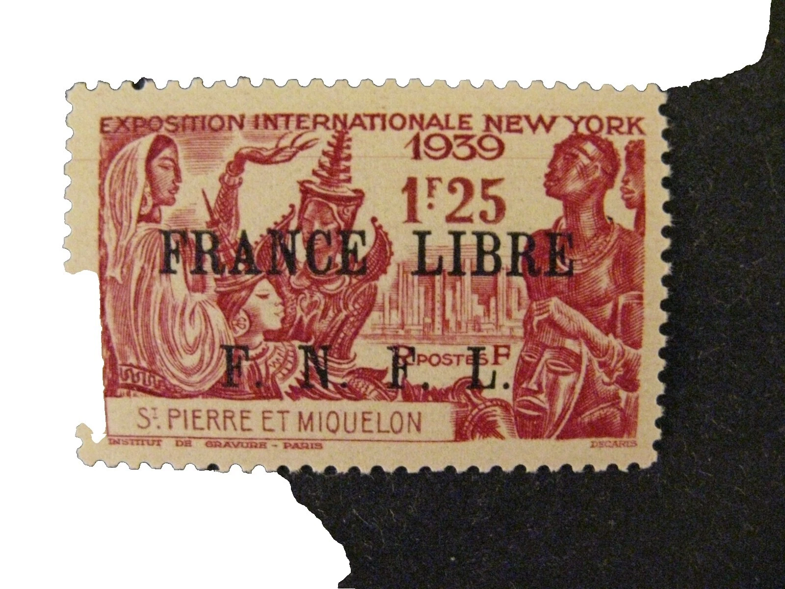 En excelente estado nunca abisagrado/estampillada sin montar o nunca montada Sellos y Colonias Francesas