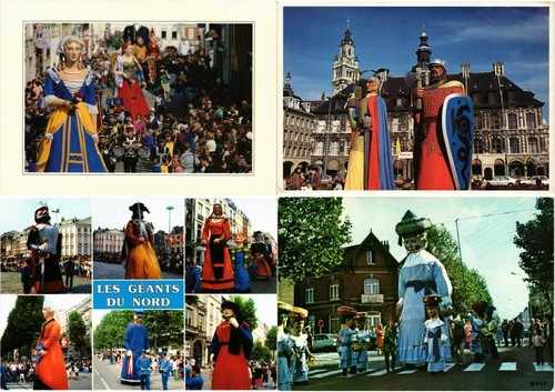 FRANCE FESTIVALS GIANTS 30 Modner Postcards + 24 Photos ! (L3836) - Picture 7 of 12