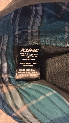 KUHL STREAMLINE Blue Corduroy Snap Front Stretch Mini Skirt Size 6 - Picture 10 of 13