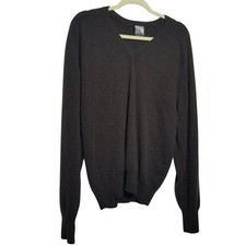 Clan Douglas Nordstrom Men's Brown Cashmere Made in Scotland Sweater Sz L