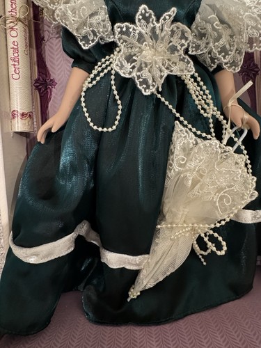 18” Genuine Fine Bisque Porcelain Collector's Choice Doll Hand Painted Authentic - Picture 7 of 14
