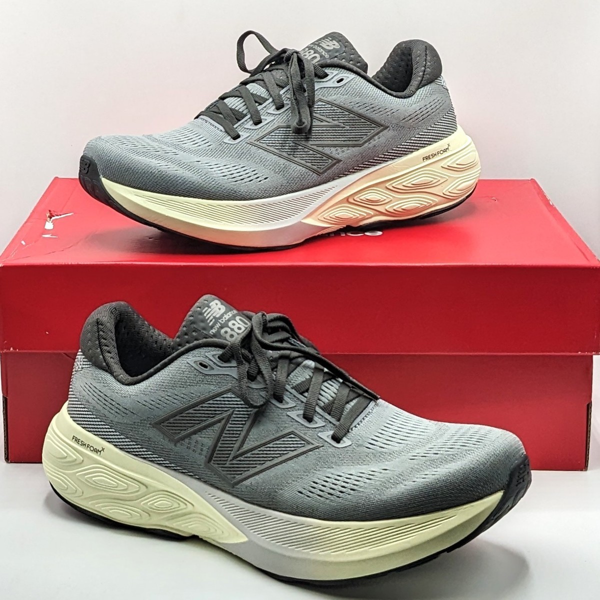 New Balance Fresh Foam X 880v15 Men\'s Size 9.5 Grey Running Shoes (M880F15) New Balance Fresh Foam X 880v15 Slate Grey Mineral for Sale  main image 4